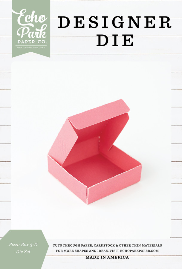 Echo Park - Pizza Box 3-D Large Die Set Echo Park - Pizza Box 3-D Large Die Set