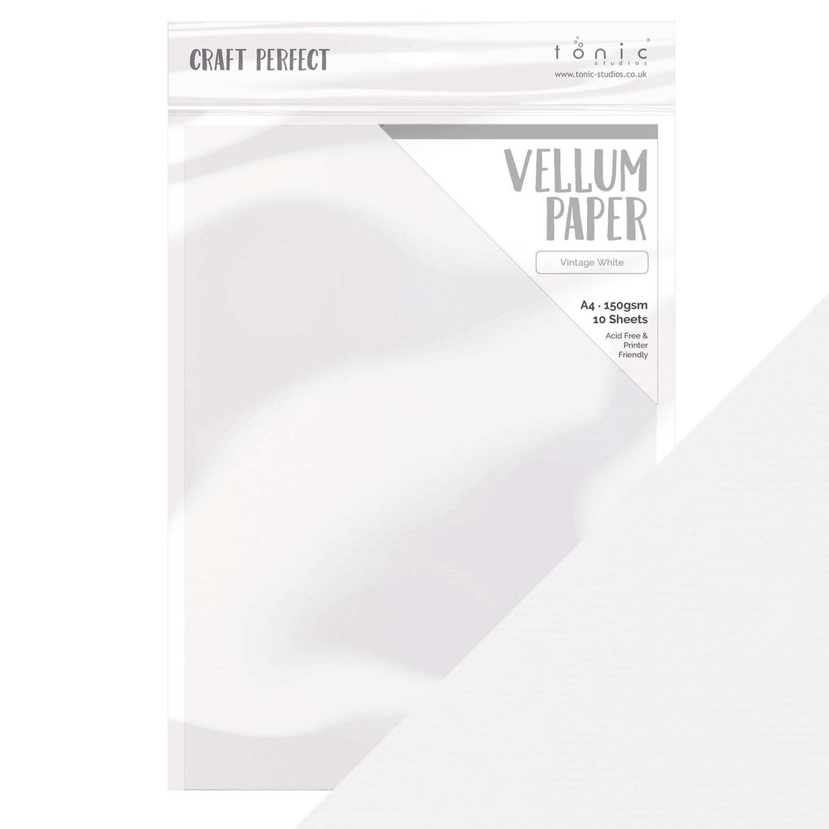 Tonic Studios • Vellum Paper Vintage white