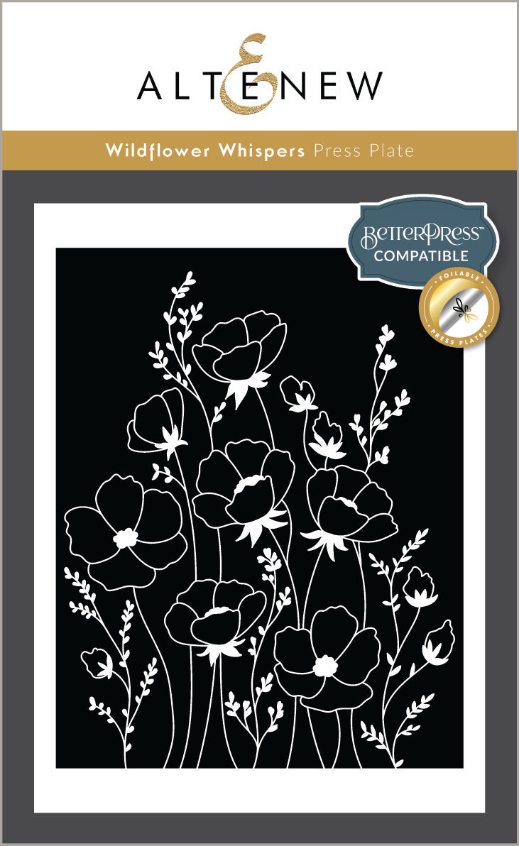 Altenew - Wildflower Whispers Press Plate