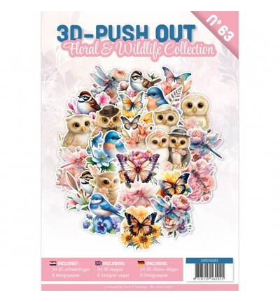 Find IT - 3D Push-Out Book 63 – Blumen- und Tierwelt