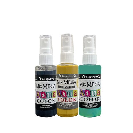 Stamperia - Daisy Art Aquacolor Paint Kit (3pcs)
