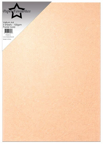 Paper Favourites - Paper Favourites Vellum Paper "Pastel Gold"