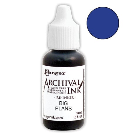 Ranger - Ranger Archival Ink Re-Inkers Big Plans 0.5 fl oz