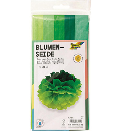 Silk Paper, Mix Green