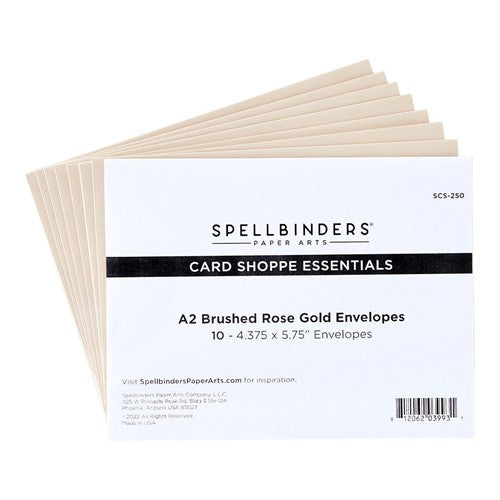 Spellbinders - A2 Brushed Rose Gold Envelopes