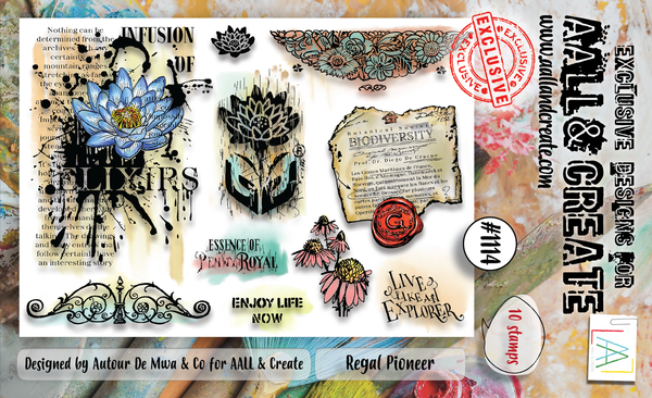 AALL and Create - Stamp Set A6 Regal Pioneer