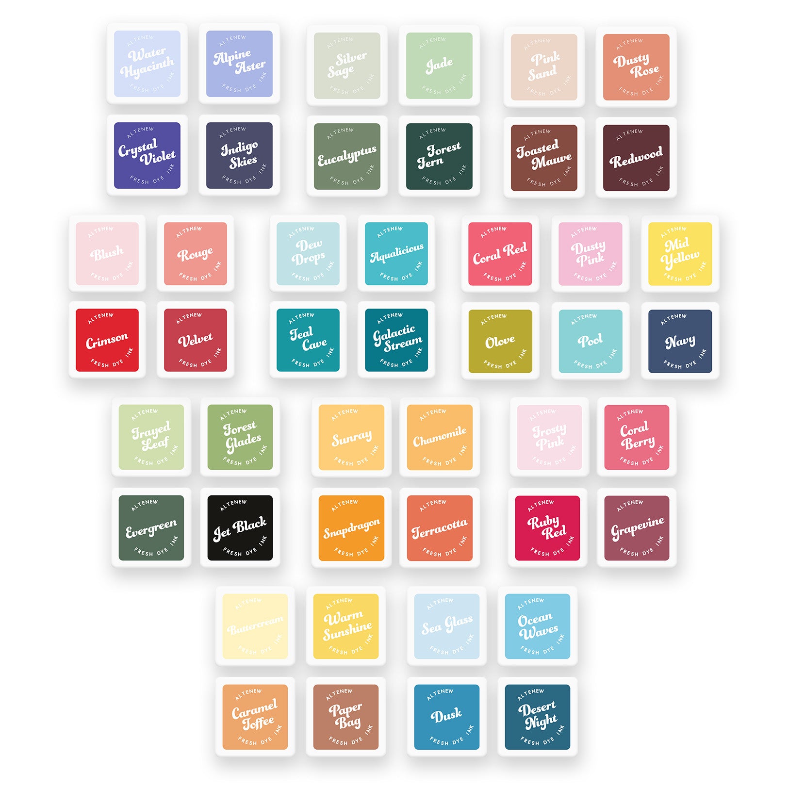 Altenew - Ink Harmony Fresh Dye Ink Mini Cube Bundle