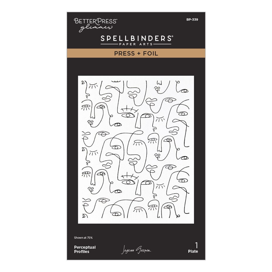 Spellbinders - All My Senses Press + Foil Plate Perceptual Profiles