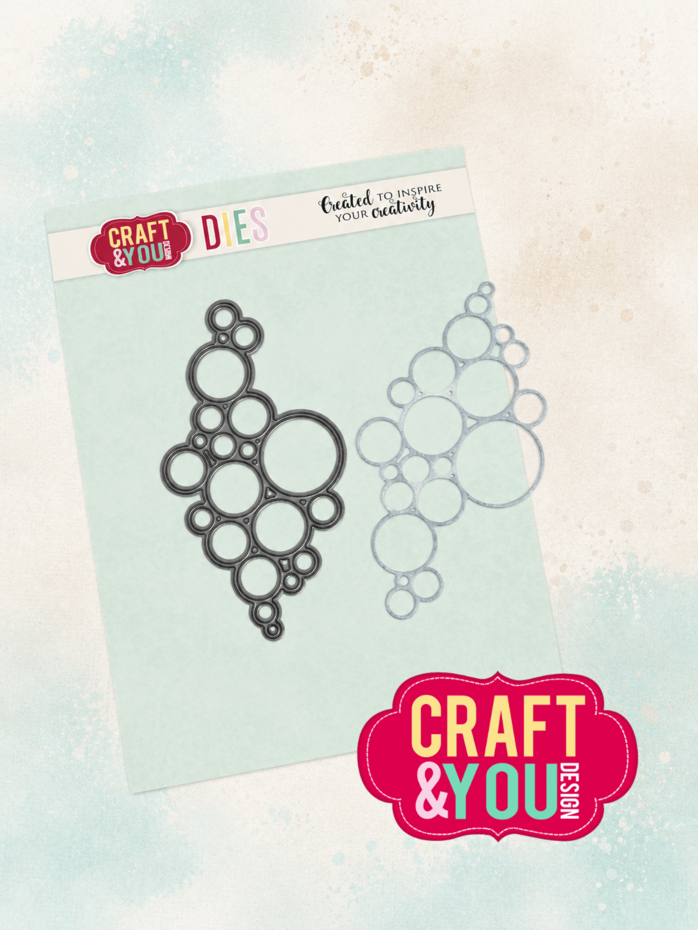 Craft & You Design - Bubble Background Dies