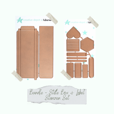 Creative Depot -  Bundle - Stiftebox & Label - Stanzen Set 