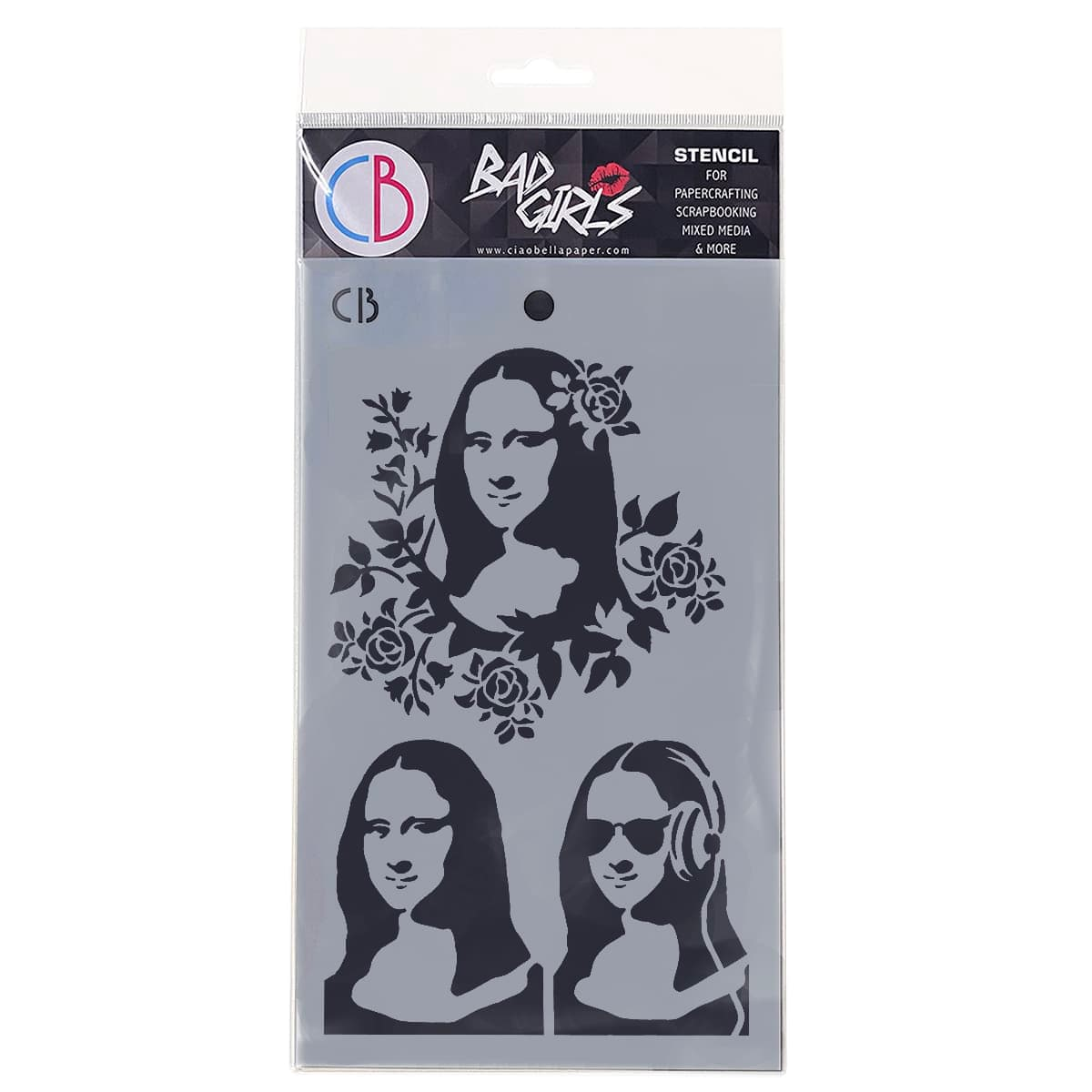 Ciao Bella - Texture Stencil 5"x8" Monnalisa
