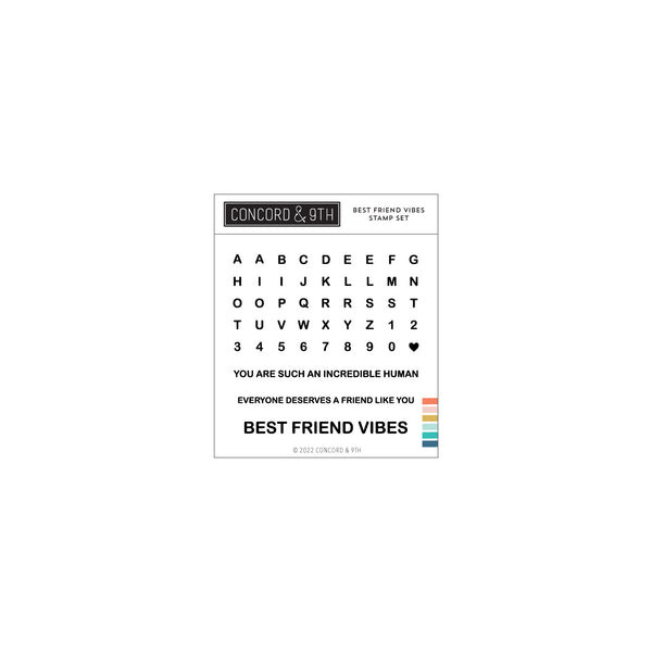 Concord & 9th - Best Friend Vibes Stamp Set Concord & 9th - Best Friend Vibes Stamp Set