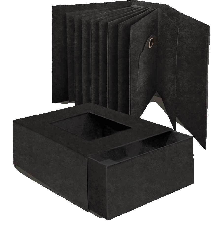 Graphic 45 - ATC Album with Matchbook Box Black