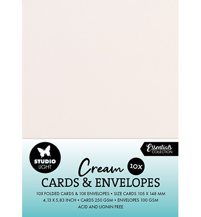 Cards & Envelopes Creme Consumables nr.02 Cards & Envelopes Creme Consumables nr.02