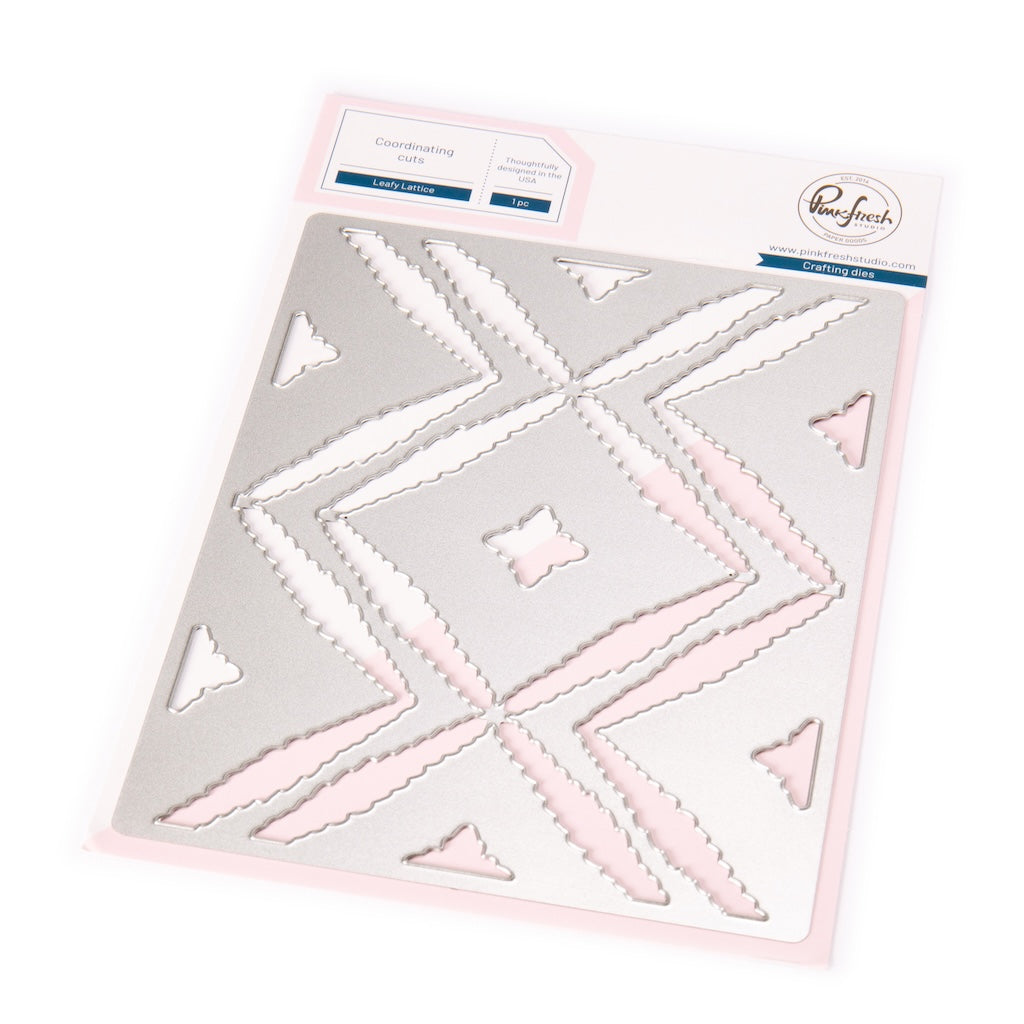 Pinkfresh Studio -  Leafy Lattice die