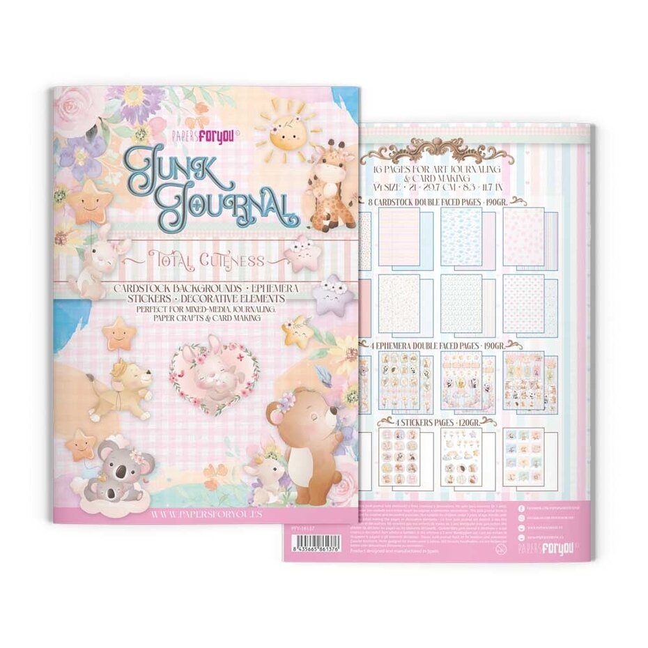 Papers For - Total Cuteness A4 Junk Journal