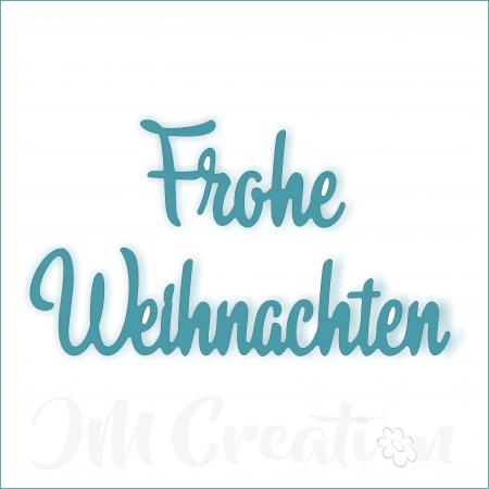 JM Creation - Stanzschablone - Frohe Weihnachten