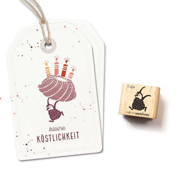 cats on appletrees - Stempel Pinguin Caja