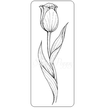 Sweet Poppy Stencil: Tulip Stamp