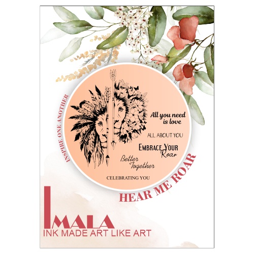 IMALA - A5 STAMP - HEAR ME ROAR - 090724A IMALA - A5 STAMP - HEAR ME ROAR - 090724A