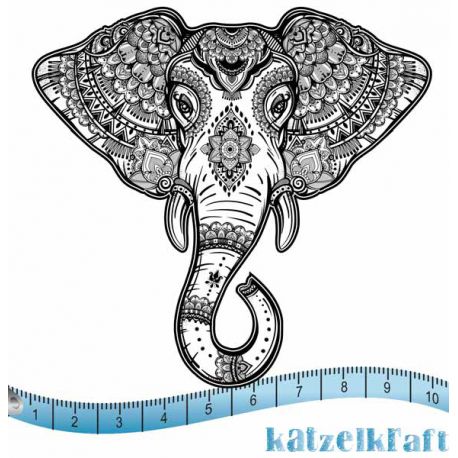 tampon-scrap-tampon-elephant-boho-tampons-scrapbooking