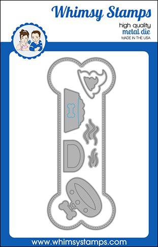 Whimsy Stamps - Slimline Dog Bone Die Set Whimsy Stamps - Slimline Dog Bone Die Set