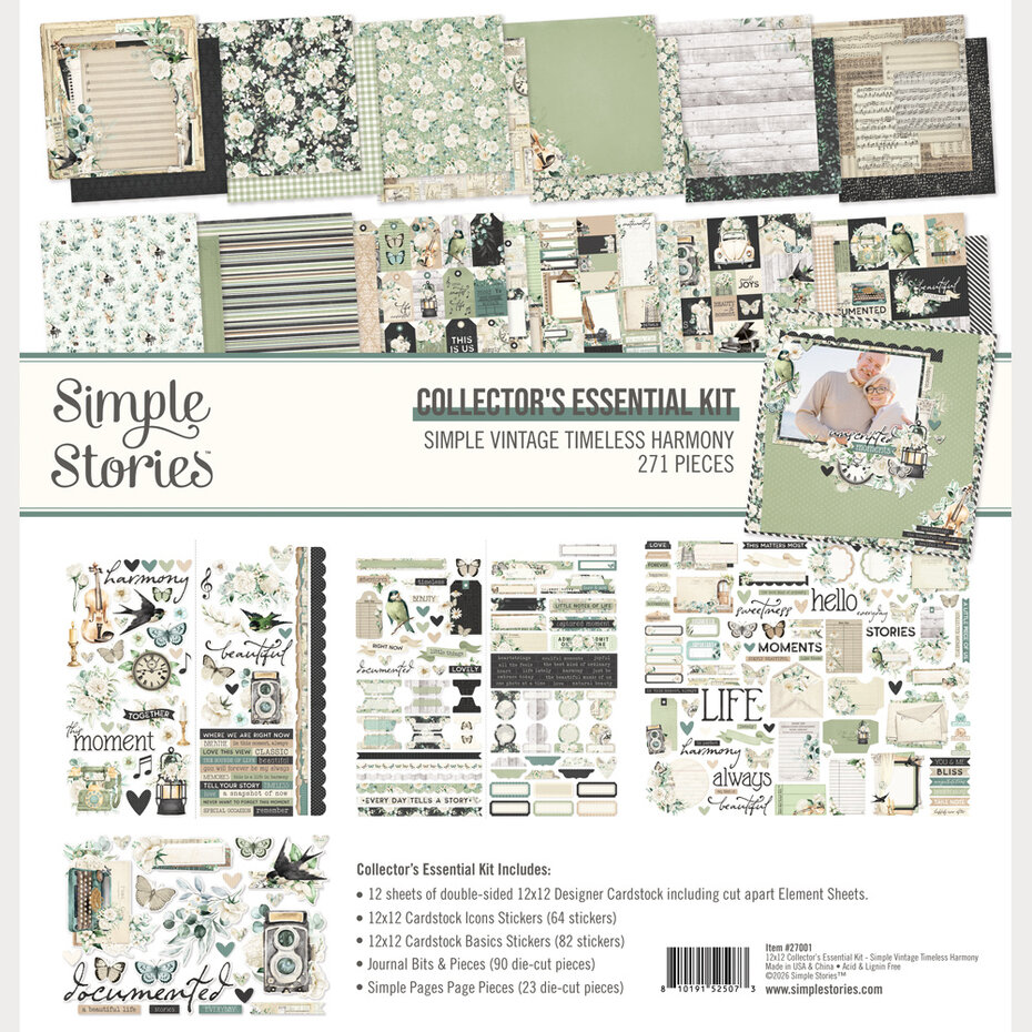 Simple Stories - Simple Vintage Timeless Harmony Collectors Essentials Kit