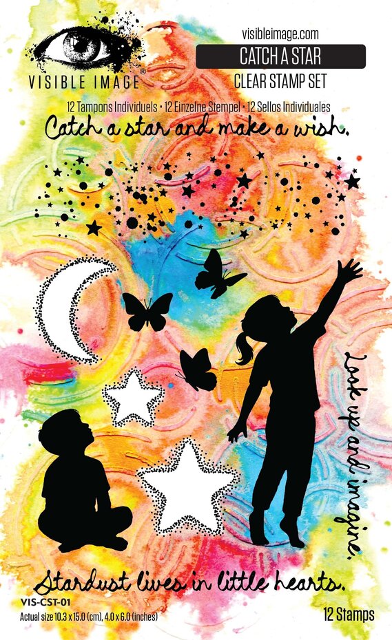 Visible Image - Hopes and Dreams 4x6 Inch Stamp Set Catch A Star by Mark Alexander