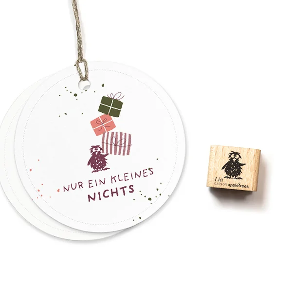 cats on appletrees - Ministempel Küken Lia