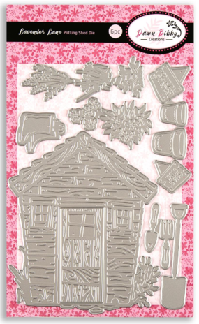 Dawn Bibby - Lavender Lane Potting Shed Die A5 Dawn Bibby - Lavender Lane Potting Shed Die A5