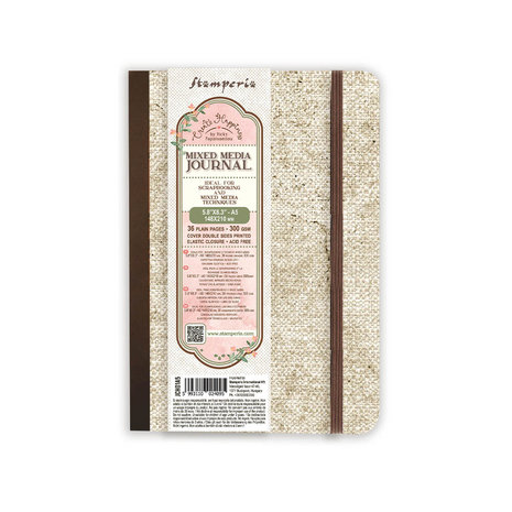 stamperia-mixed-media-journal-a5-plain-pages-creat