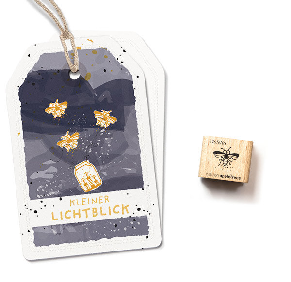 cats on appletrees - Ministempel Glühwürmchen Violetta cats on appletrees - Ministempel Glühwürmchen Violetta