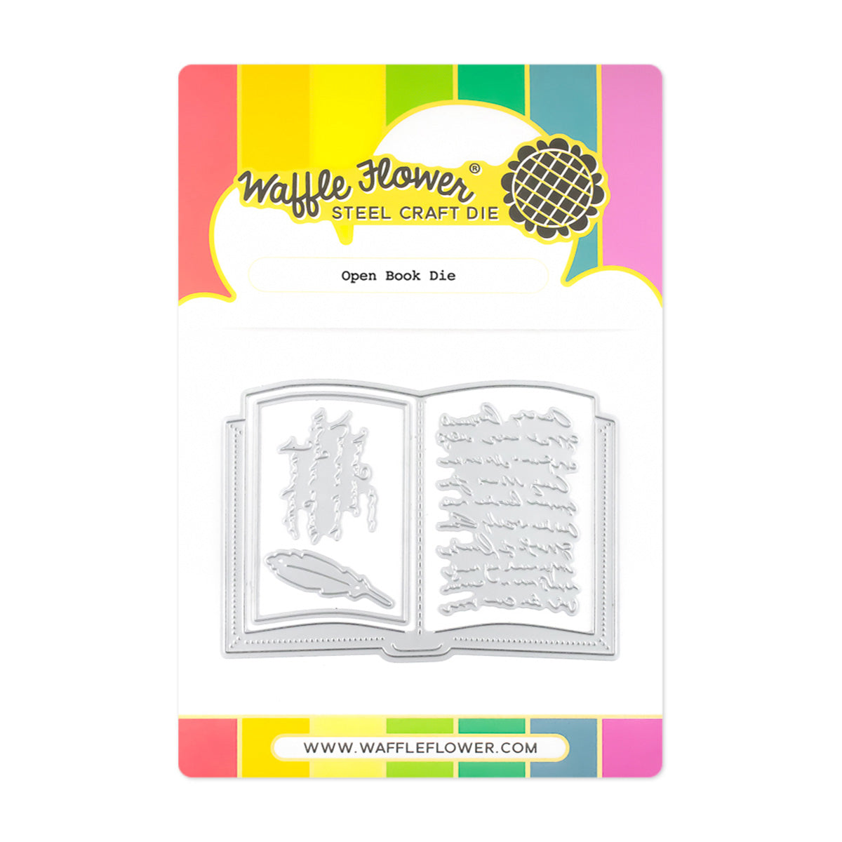 Waffle Flower - Open Book Die Waffle Flower - Open Book Die