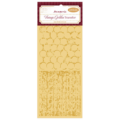 Stamperia - Vintage Golden Transfer Backgrounds 