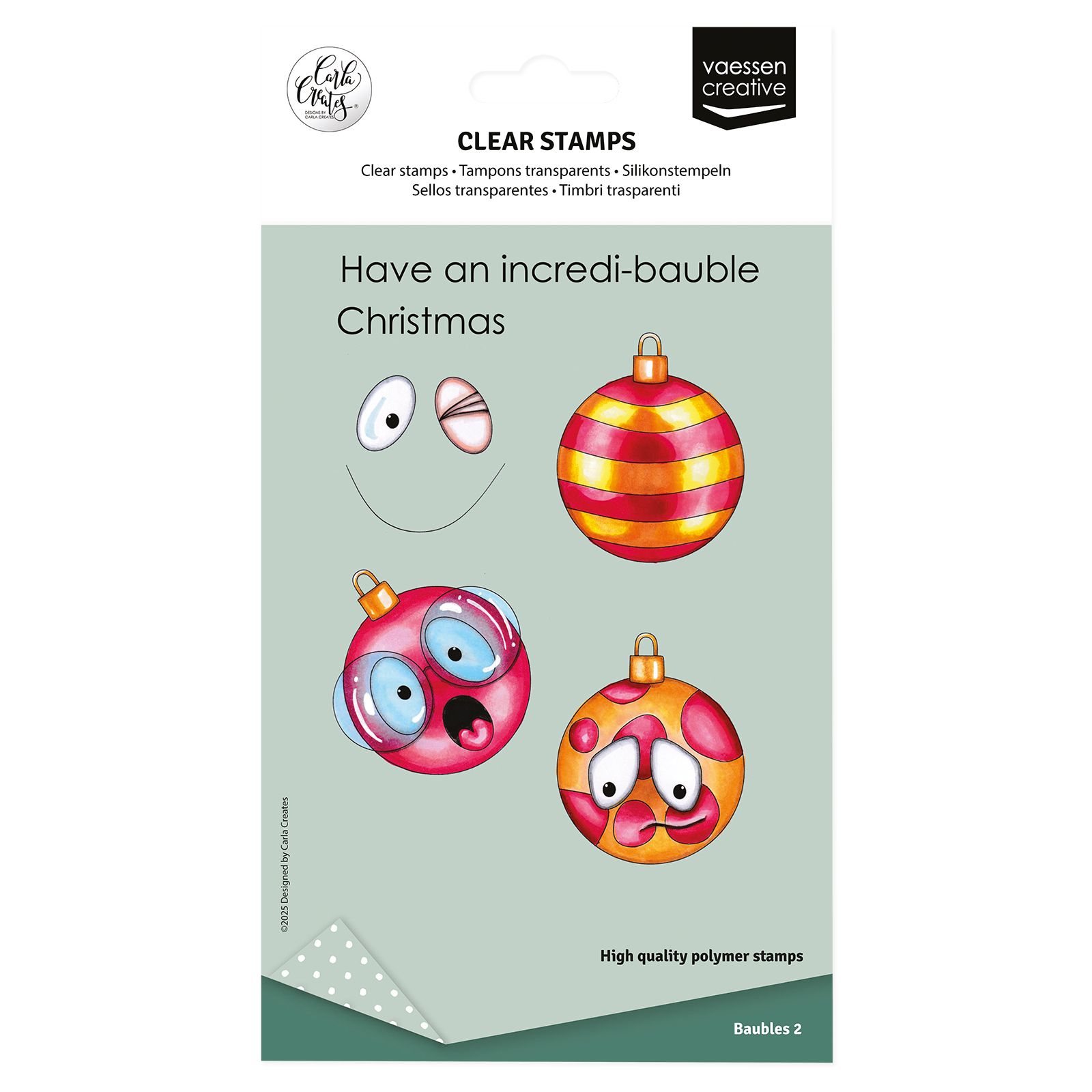 Vaessen Creative • Silikonstempel Weihnachtskugeln 12St. Vaessen Creative • Silikonstempel Weihnachtskugeln 12St.