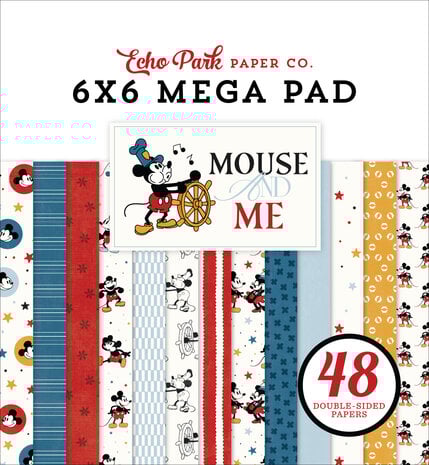 Echo Park - Mouse And Me 6x6 Inch Cardmakers Mega Pad