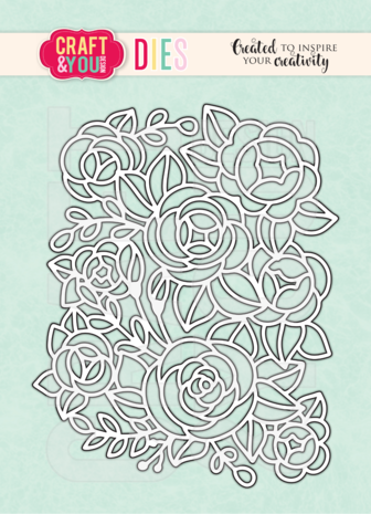 Craft & You Design - Flower Background Dies