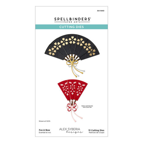 Spellbinders -Spring in Kyoto Etched Dies Fan & Bow 