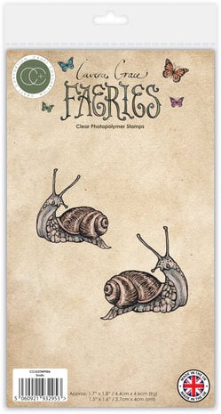 Craft Consortium  -Fairies A6 Clear Photopolymer Stamps Snails