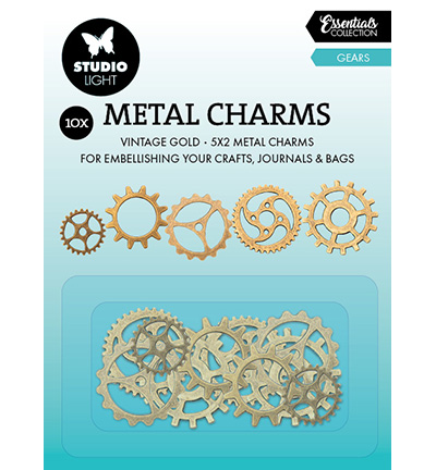 Metal Charms Gears Consumables nr.03