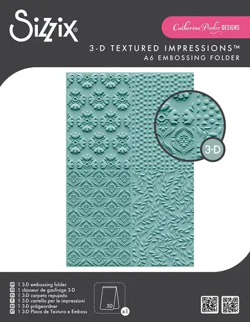 Sizzix - 3D Textured Impressions by Catherine Pooler Posh Patterns