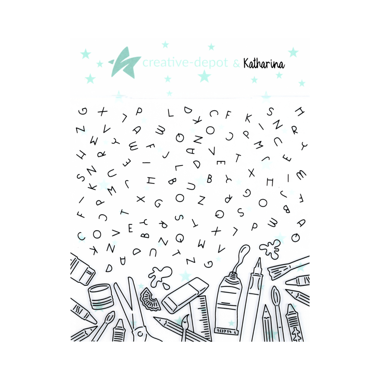 Creative Depot - Prägefolder - Schulstart - 15 x 15 cm