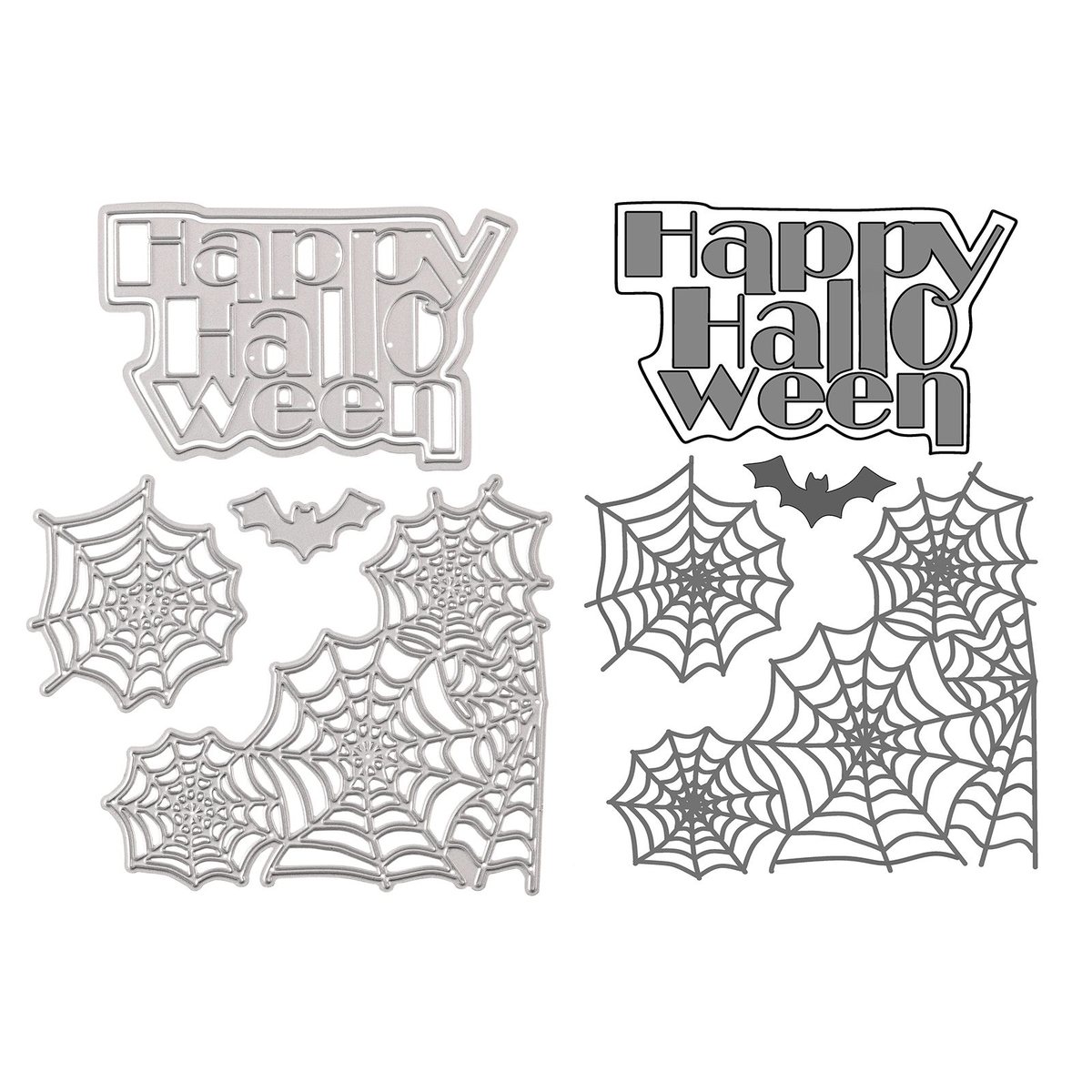 Vaessen Creative • Stanzschablonen Set by Carla Creates Halloween 4St.