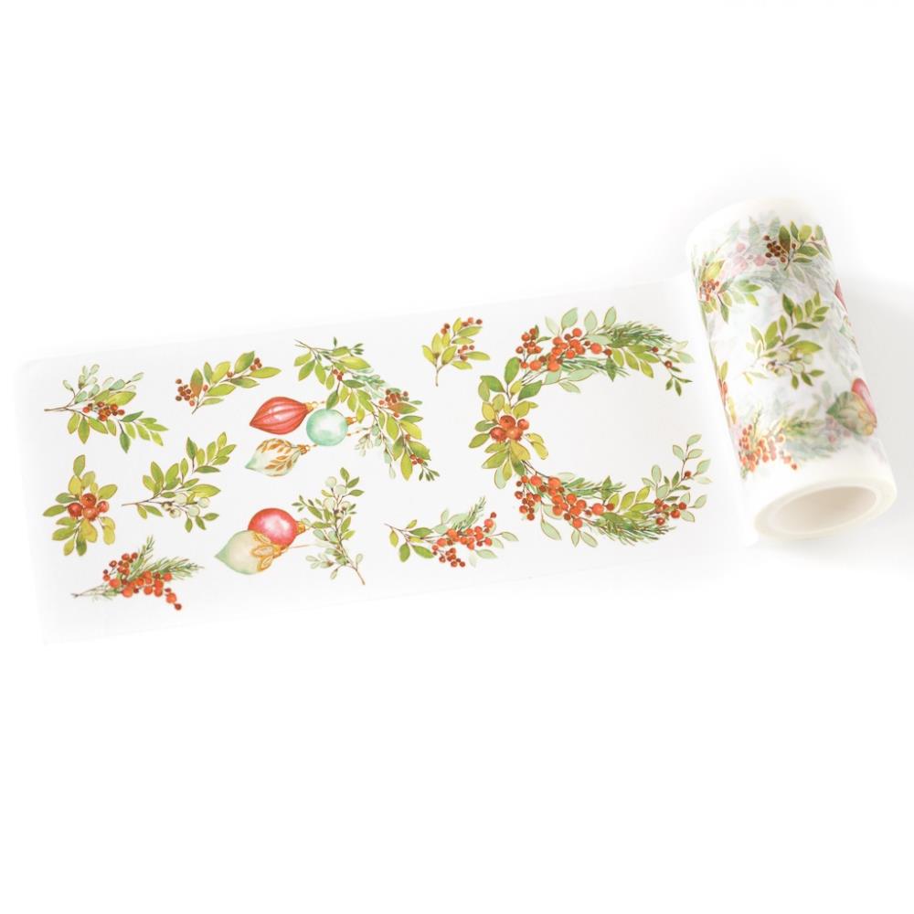 Pinkfresh Studio Washi Tape 4"X10m -  Deck The Halls 