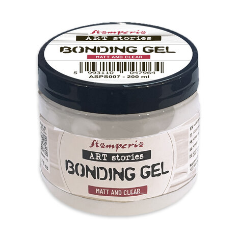 Stamperia -  Art Stories Texture Paste Bonding Gel Matt and Clear 200ml