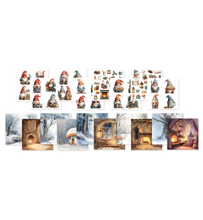 Craft Lab - CCL Collage-Papierblock – James the Gnome Essentials Nr. 495