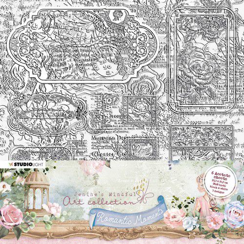 Studio Light Acetate Sheets Romantic Moments nr.03