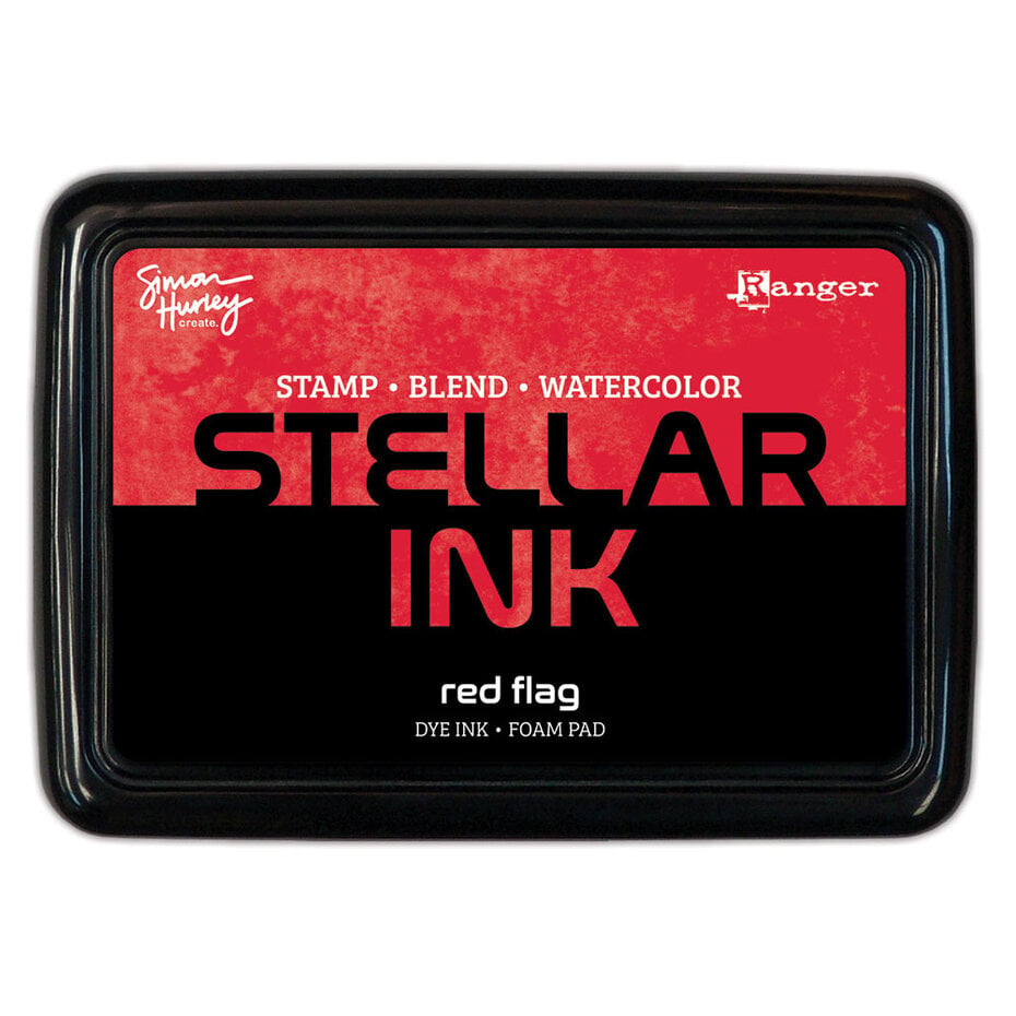 Simon Hurley create - Stellar Ink Pad Red Flag