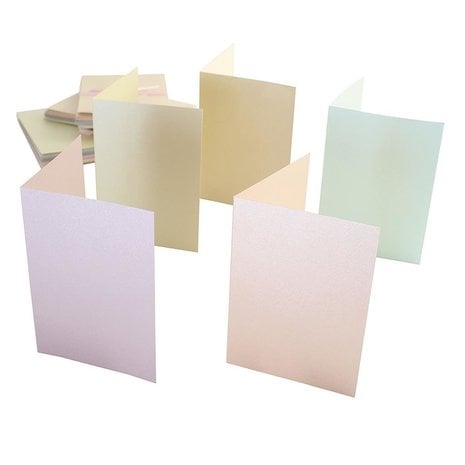 A6 Cards & Envelopes Pastel Pearlescent (50pk)