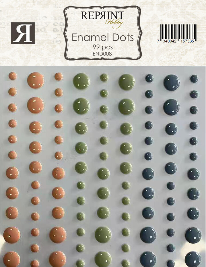 Reprint - Quiet Moments Enamel Dots (99pcs)